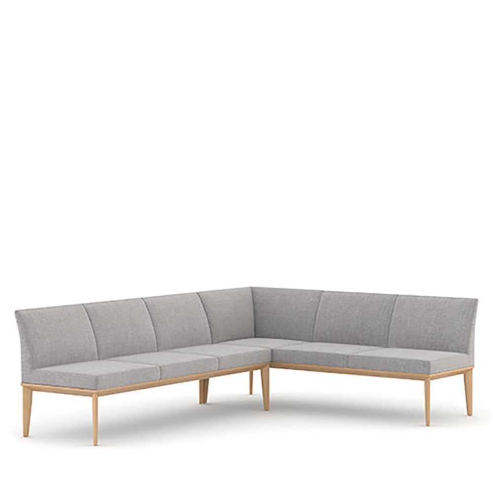 718 Corner Sectional<br>Brooklyn Lounge Collection<br>Four Legs Solid Wood
